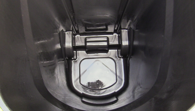 Clean Sanitized Bin After Service