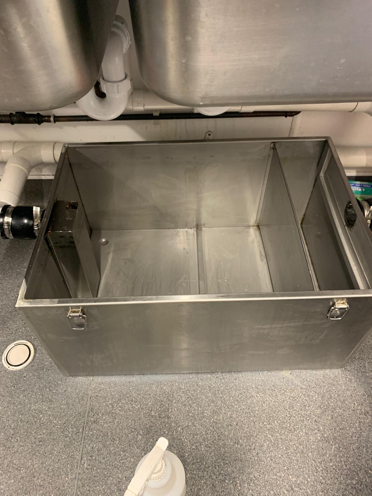 Grease Trap After Deep Cleaning
